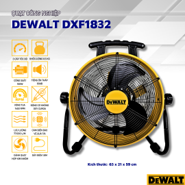 QUẠT CÔNG NGHIỆP DEWALT 18″ DXF1832